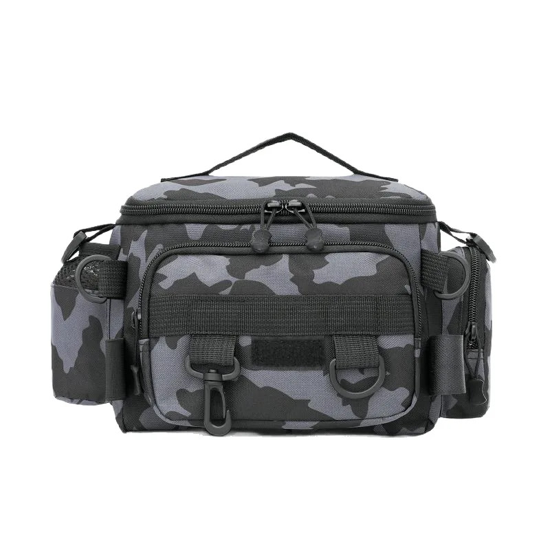 Fish Finder Case - Bolso de hombro negro para aparejos