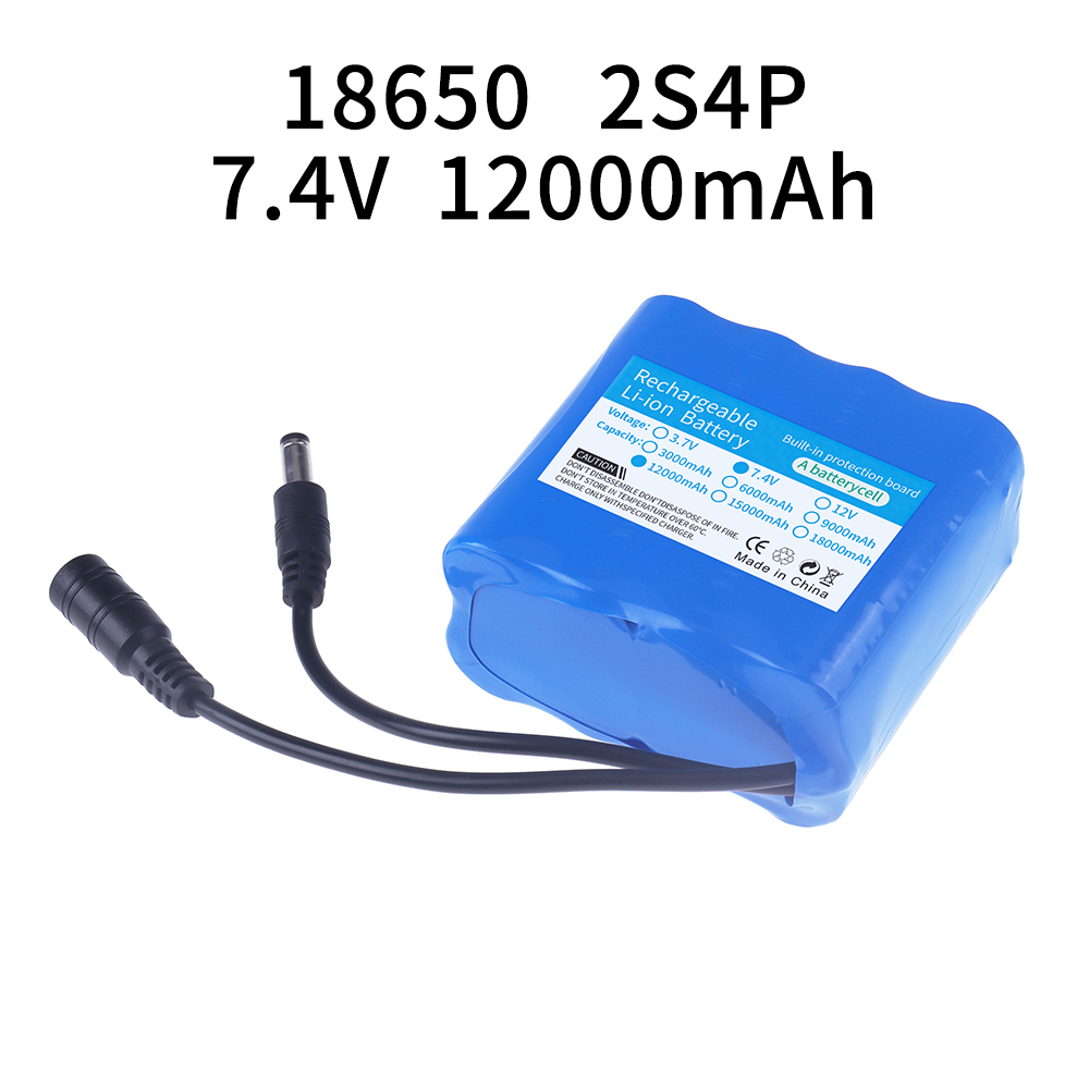 Batería de litio 2S4P 18650 7, - Fish Finder Battery reseña y precio