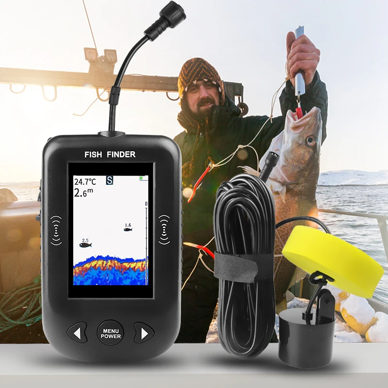 Sonda de Pesca Erchang XF03, 4 - Fish Finder Portable reseña y precio