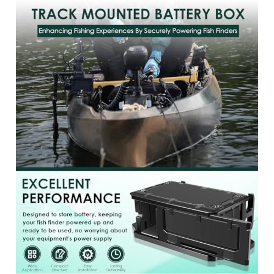 Caja de Baterías Montada en Ri - Fish Finder Mount reseña y precio