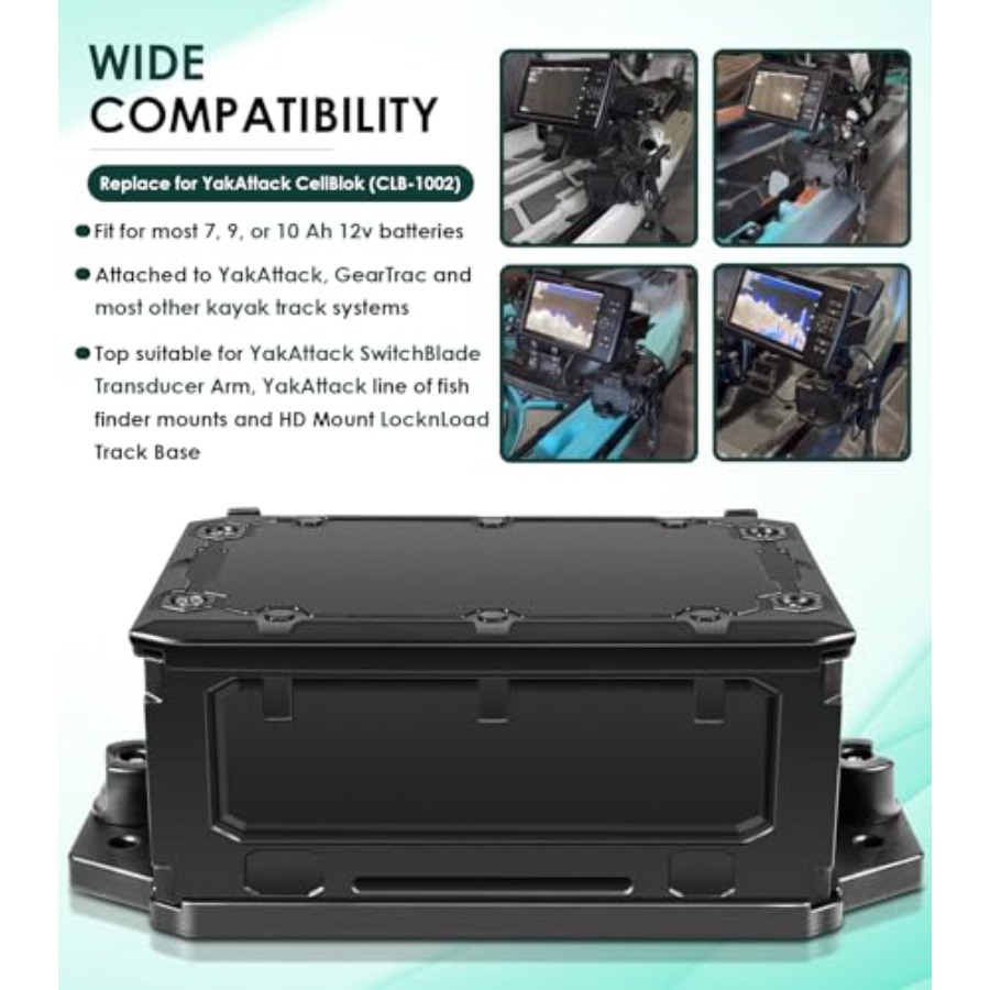 Caja de Baterías Montada en Ri - Fish Finder Mount reseña y precio