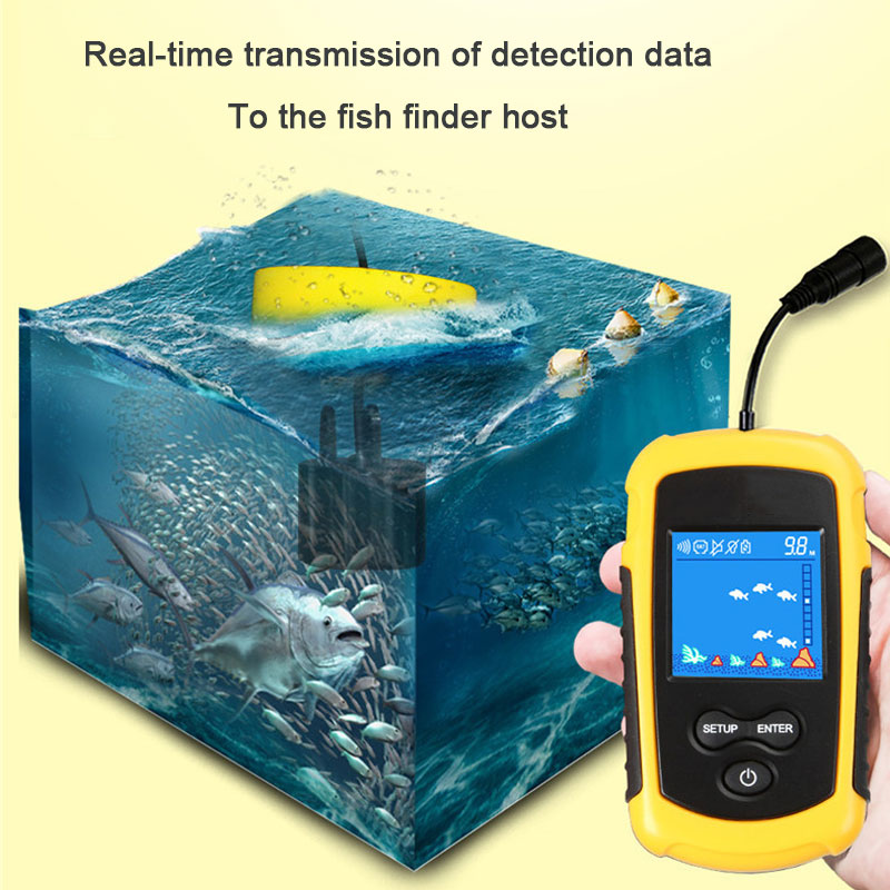 Sonar portátil con pantalla a  - Fish Finder Portable reseña y precio