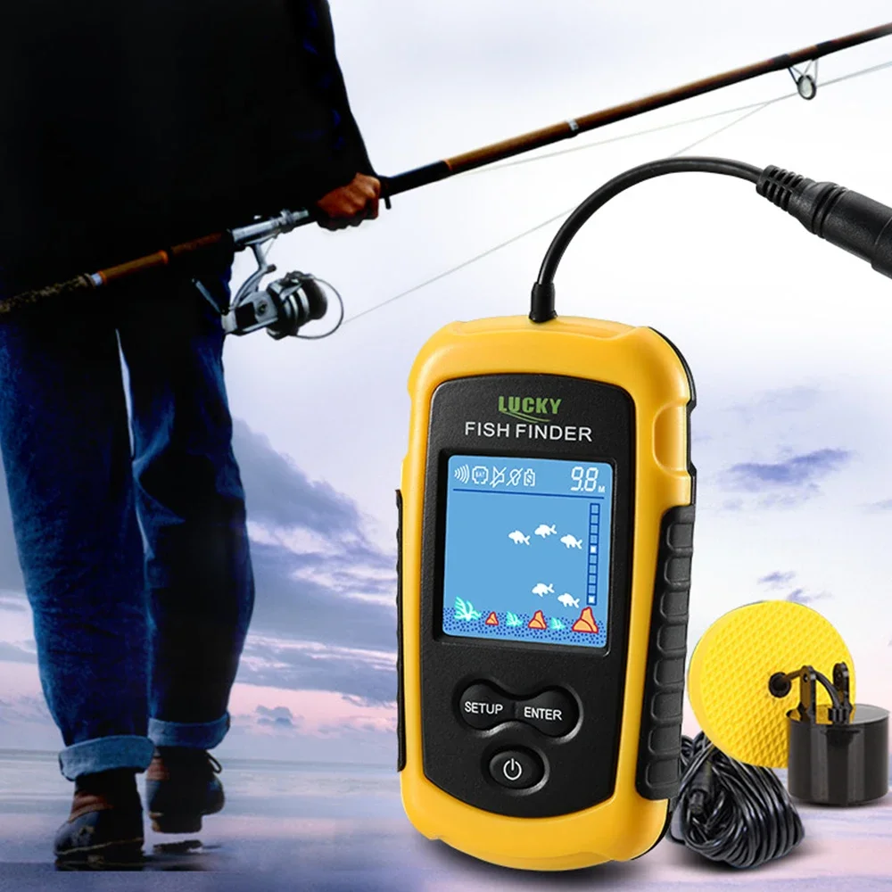 Lucky LCD pantalla a Color por - Fish Finder Portable reseña y precio