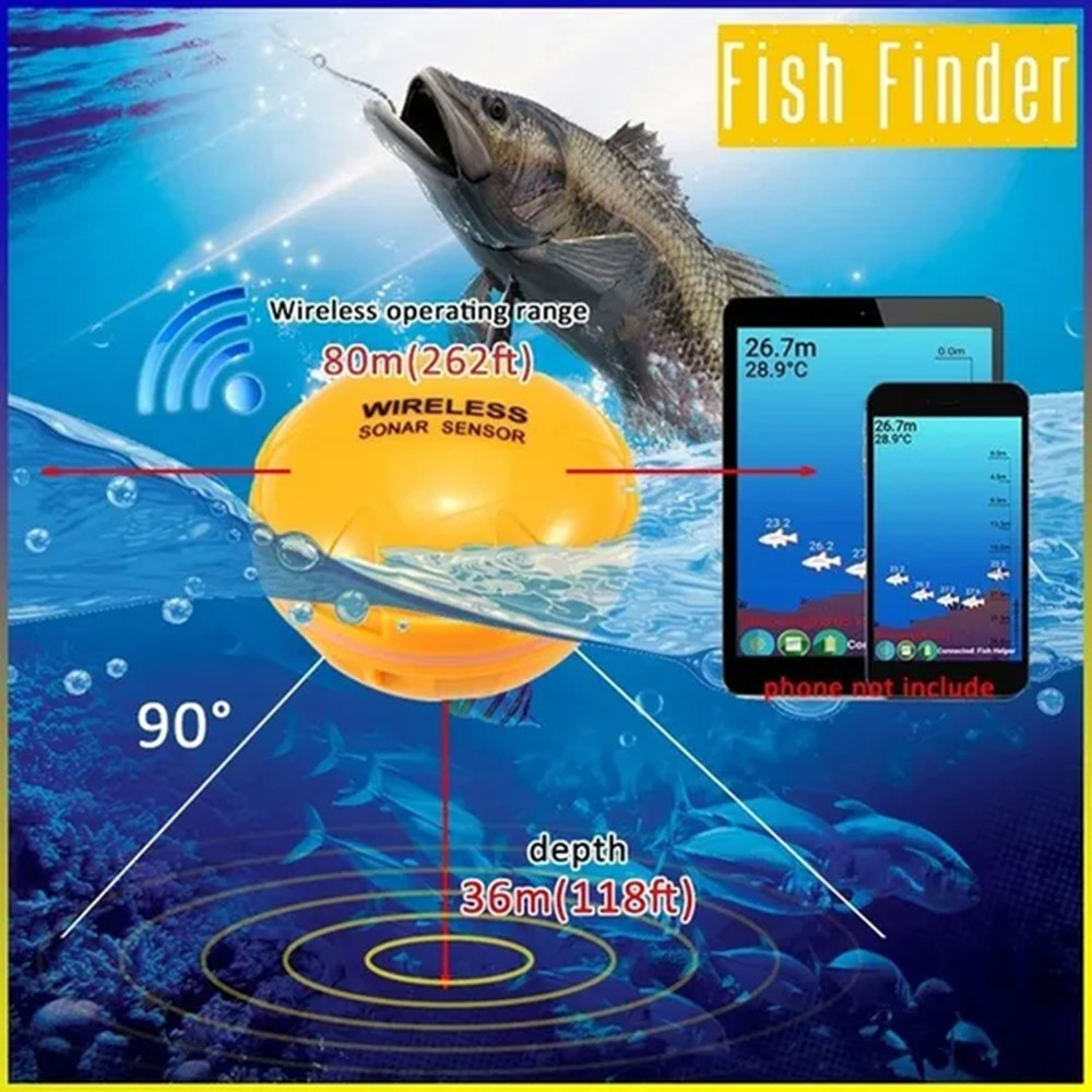 PUPOPAN 100M nuevo teléfono in - Fish Finder Portable reseña y precio