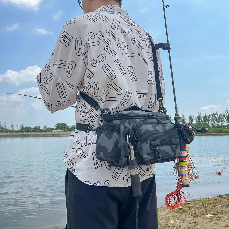 Bolso de hombro negro para apa - Fish Finder Case reseña y precio