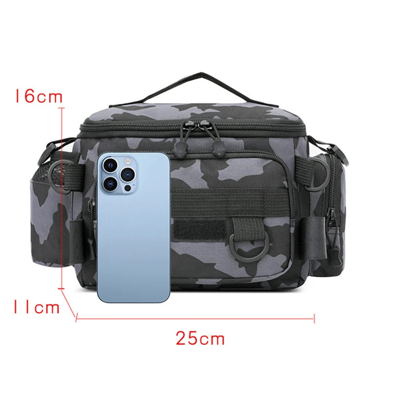 Bolso de hombro negro para apa - Fish Finder Case reseña y precio