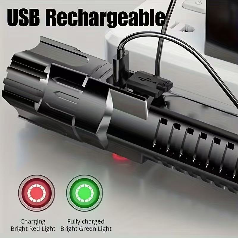 Nueva linterna Led de alta pot - Fish Finder Battery reseña y precio